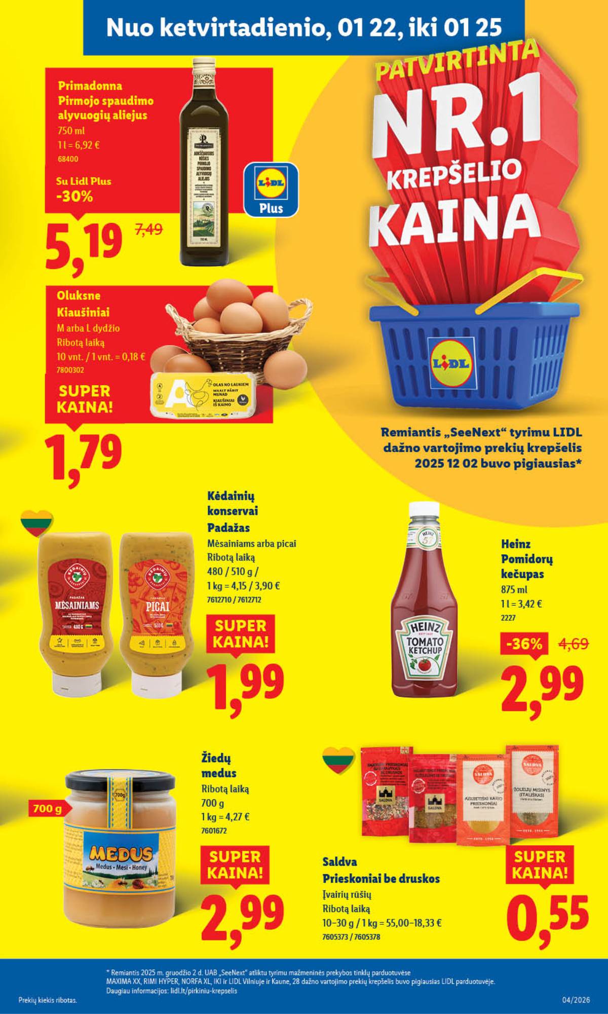 Lidl - LIDL SAVAITĖS Maisto prekių akcijų leidinys 33 puslapis