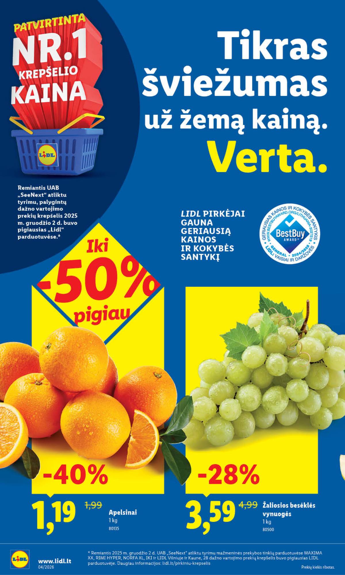 Lidl - LIDL SAVAITĖS Maisto prekių akcijų leidinys 40 puslapis