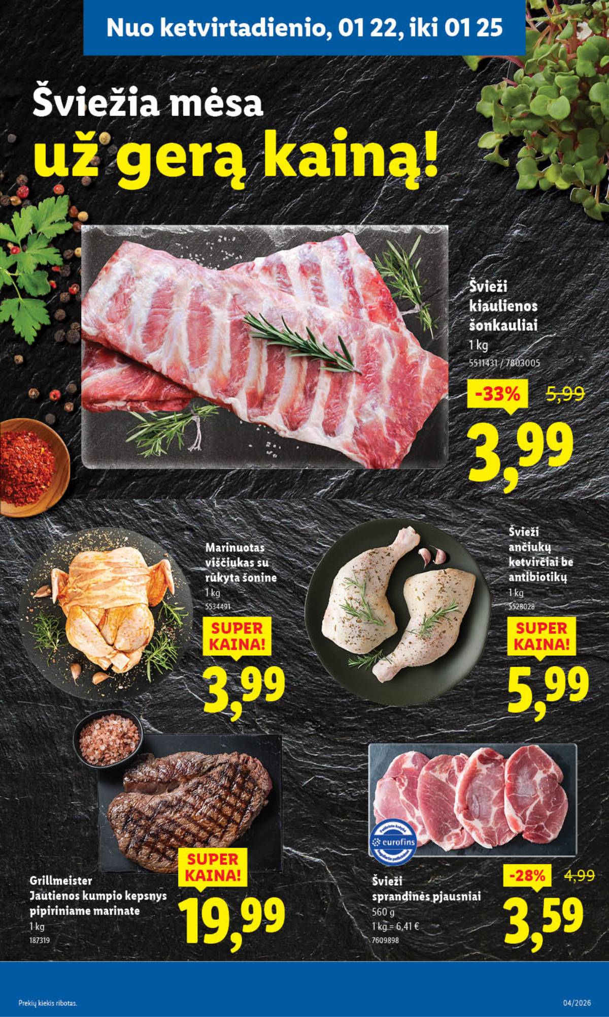 Lidl - LIDL SAVAITĖS Maisto prekių akcijų leidinys 43 puslapis