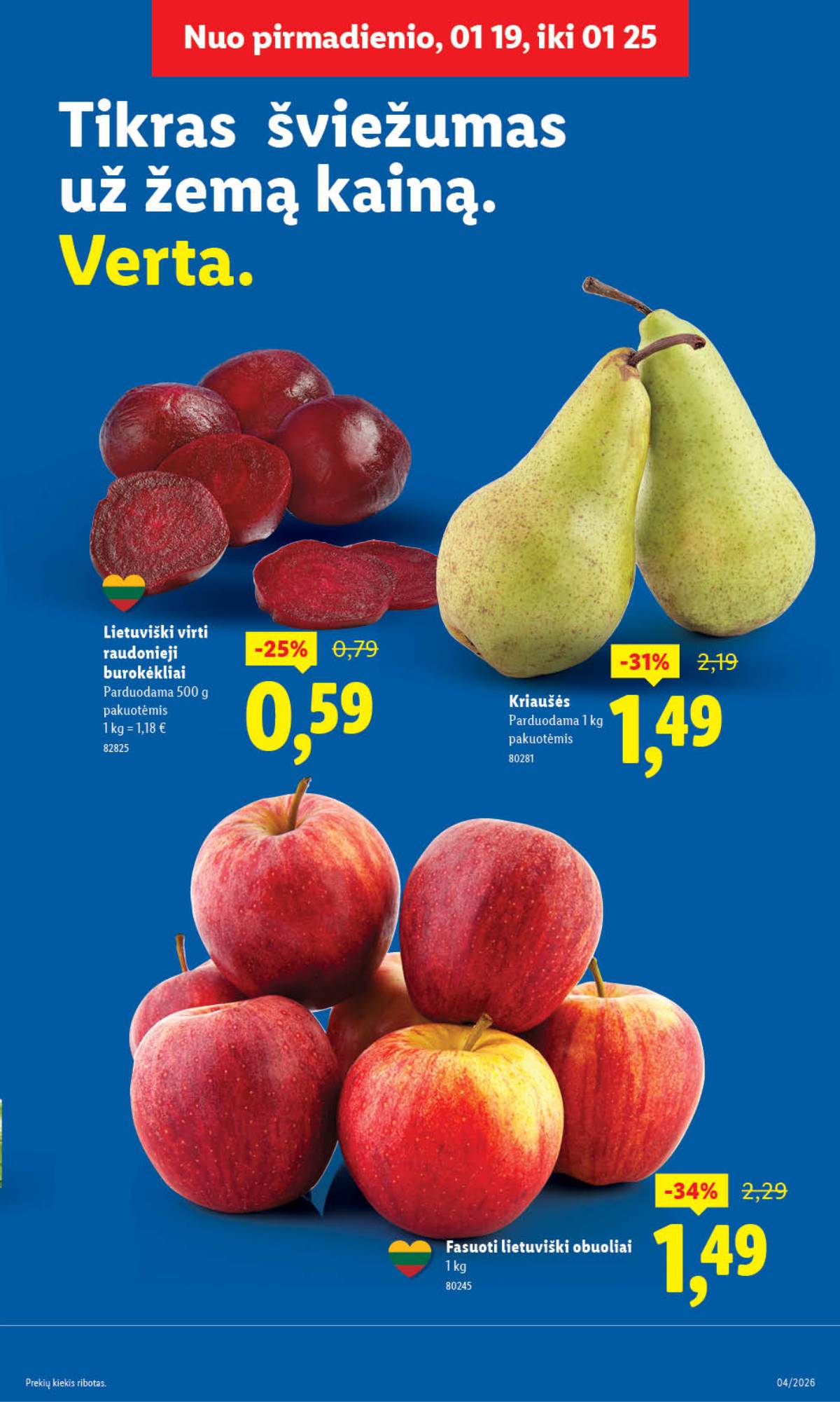 Lidl - LIDL SAVAITĖS Maisto prekių akcijų leidinys 5 puslapis