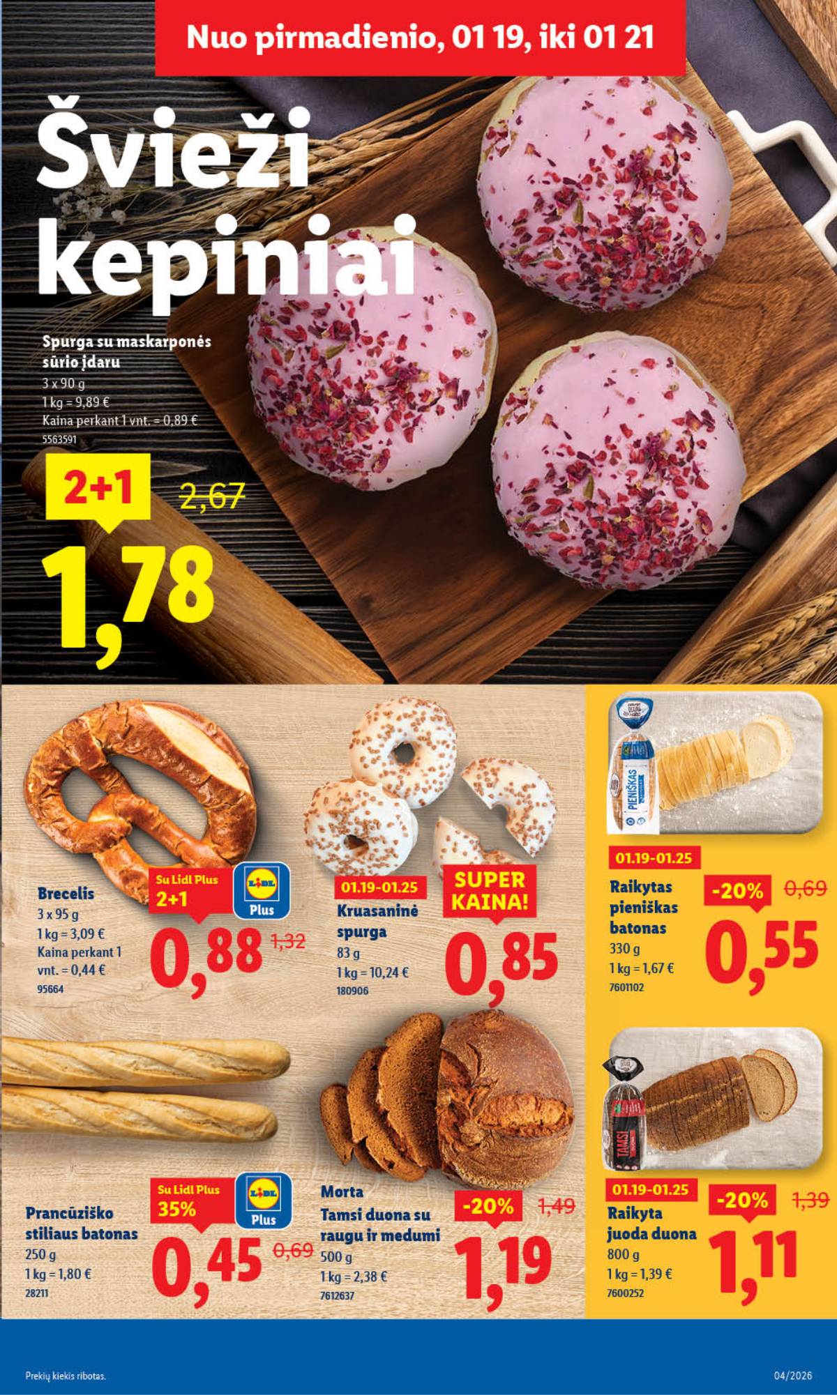 Lidl - LIDL SAVAITĖS Maisto prekių akcijų leidinys 7 puslapis