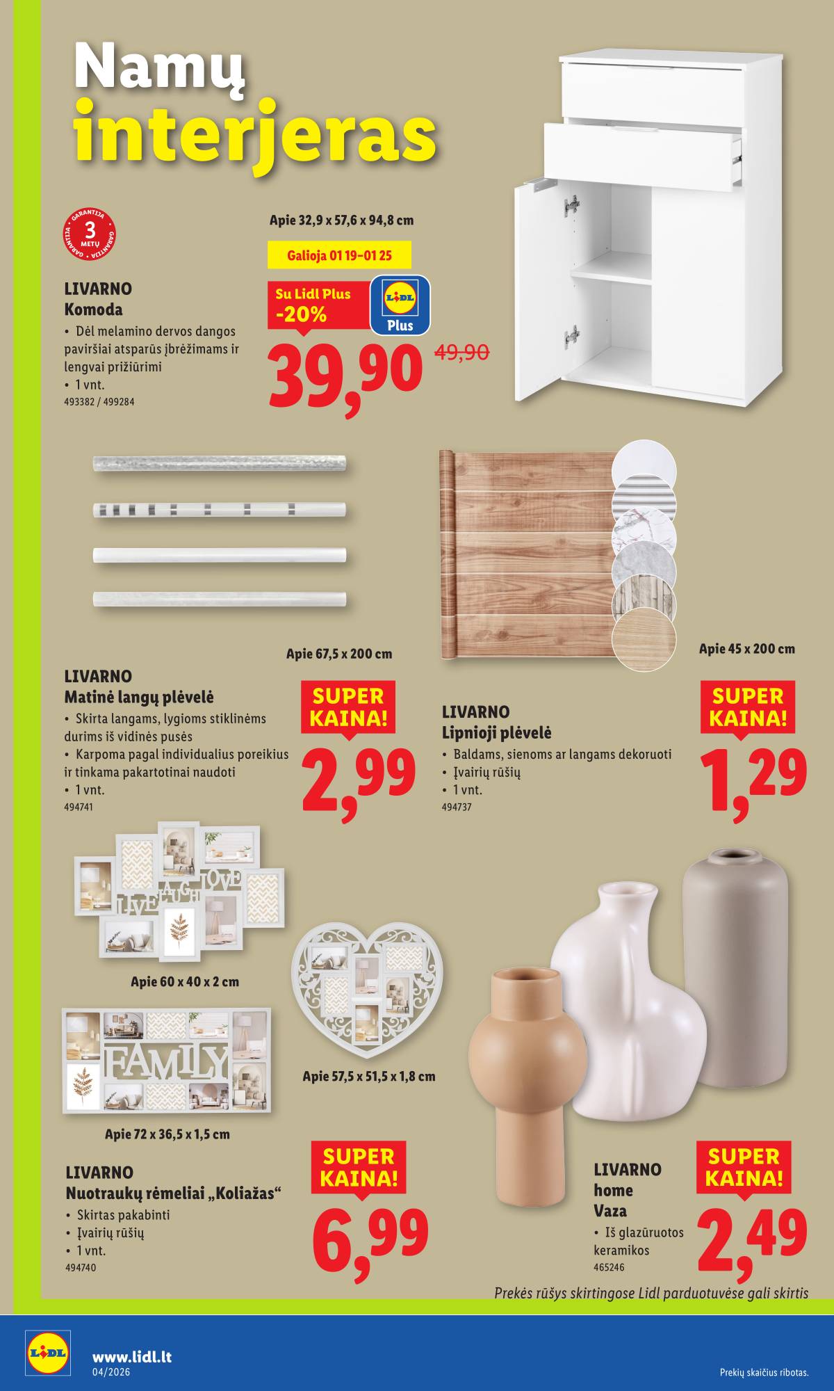 Lidl - LIDL Ne maisto prekių akcijų leidinys 10 puslapis