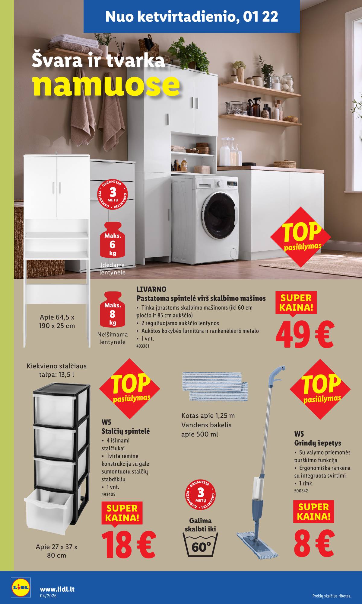 Lidl - LIDL Ne maisto prekių akcijų leidinys 12 puslapis