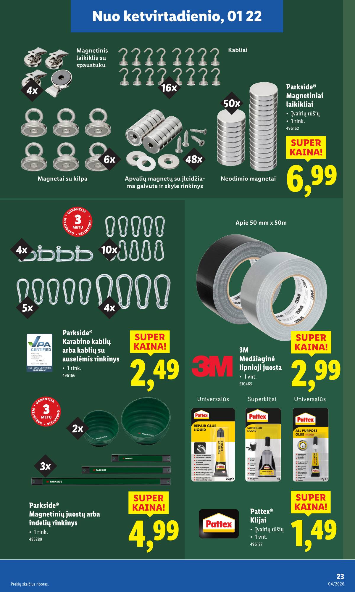 Lidl - LIDL Ne maisto prekių akcijų leidinys 23 puslapis