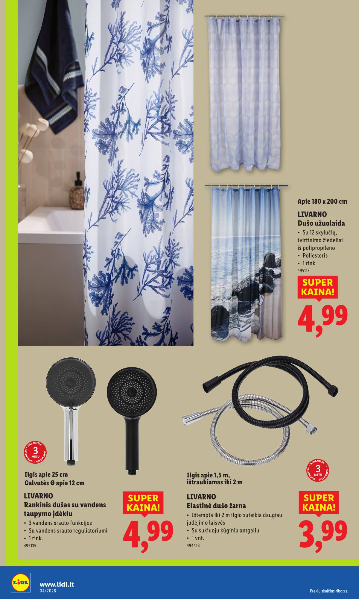 Lidl - LIDL Ne maisto prekių akcijų leidinys 4 puslapis