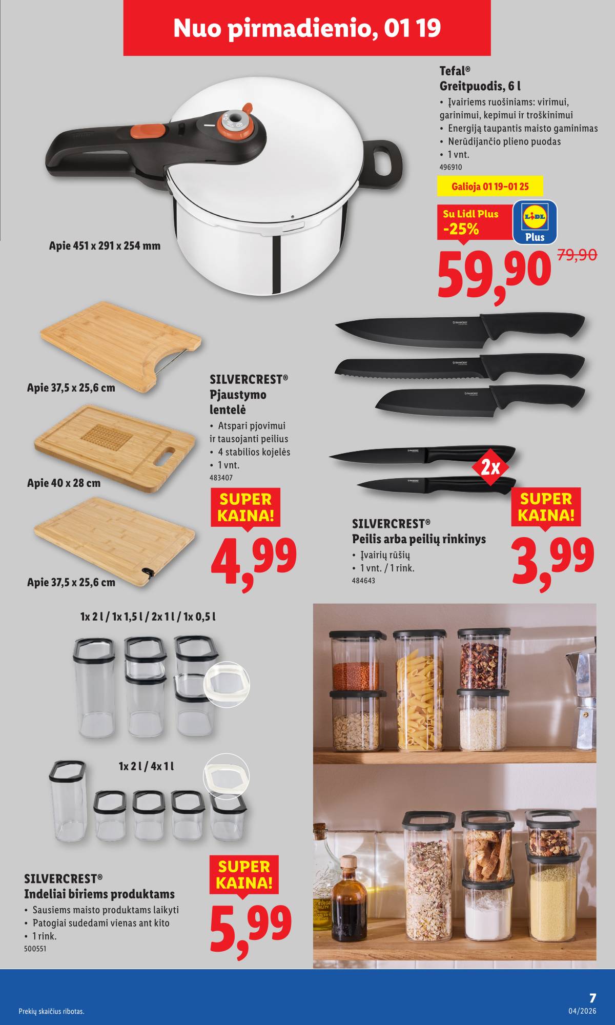 Lidl - LIDL Ne maisto prekių akcijų leidinys 7 puslapis