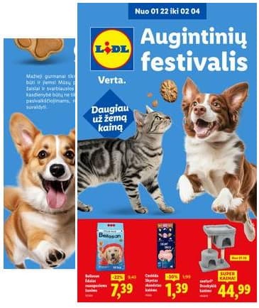 Lidl - Gyvūnų katalogas 2026-01-22 – 2026-01-25