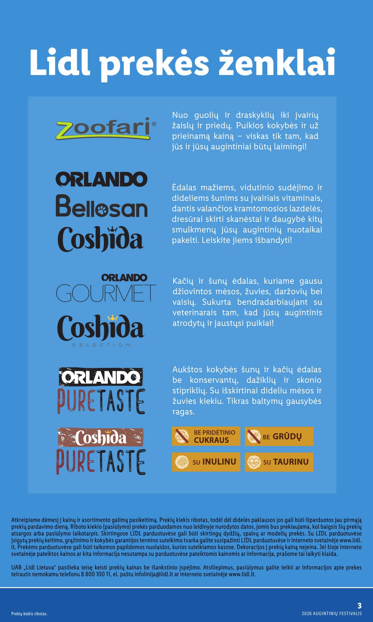 Lidl - Gyvūnų katalogas 3 puslapis