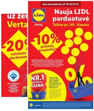 Lidl - Nauja LIDL parduotuvė Kaune 2026-01-19 – 2026-01-25