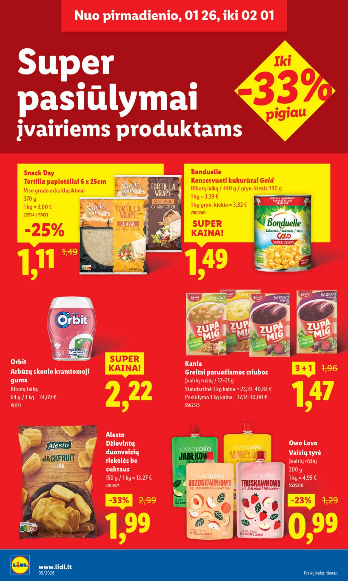 Lidl - LIDL SAVAITĖS Maisto prekių akcijų leidinys 10 puslapis
