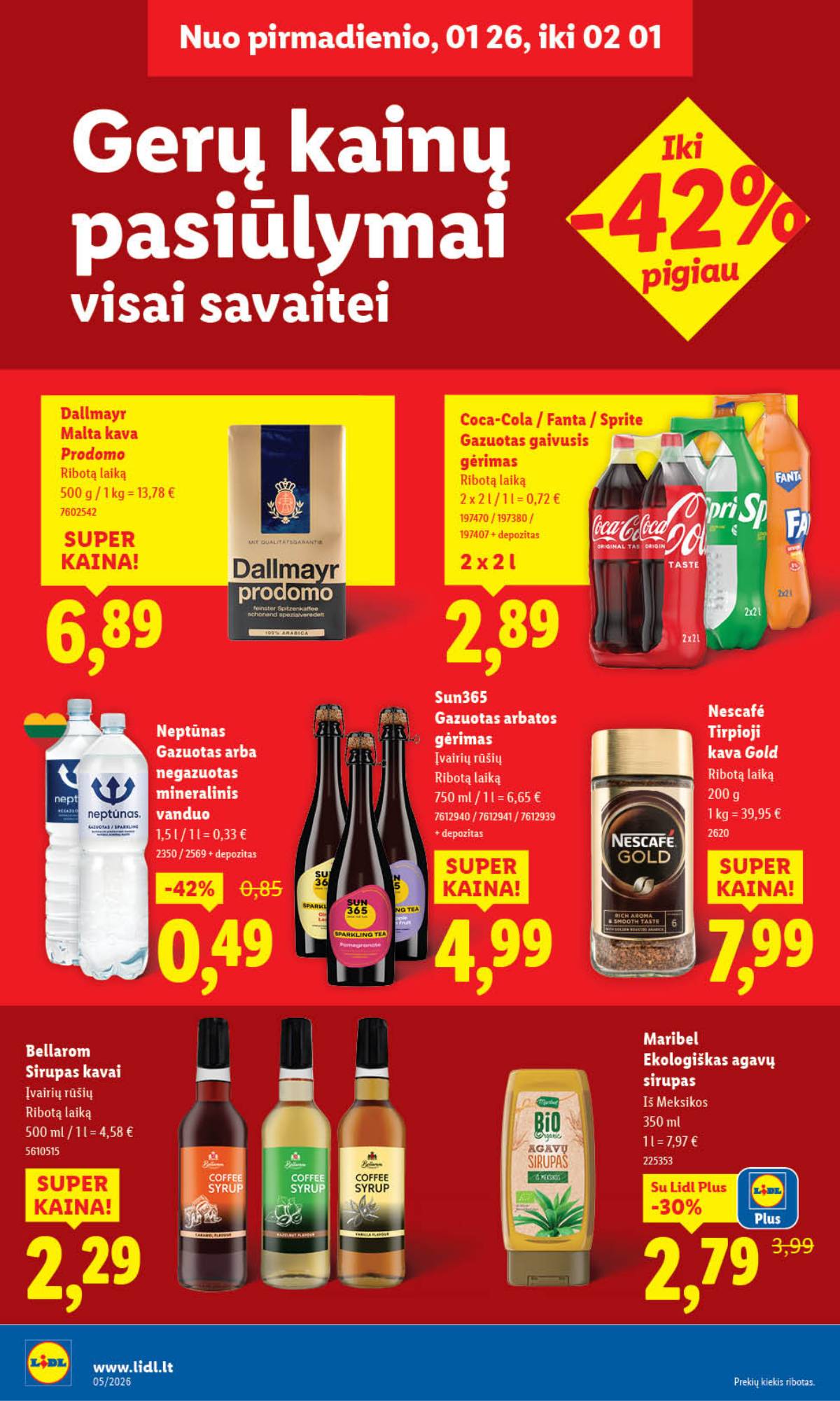 Lidl - LIDL SAVAITĖS Maisto prekių akcijų leidinys 12 puslapis