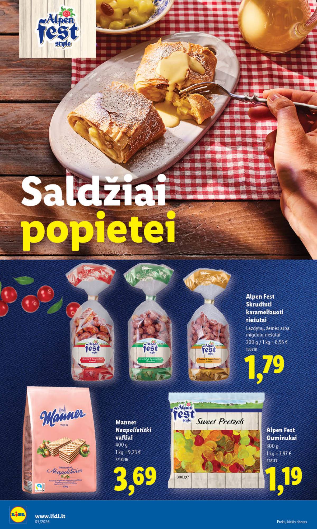 Lidl - LIDL SAVAITĖS Maisto prekių akcijų leidinys 16 puslapis