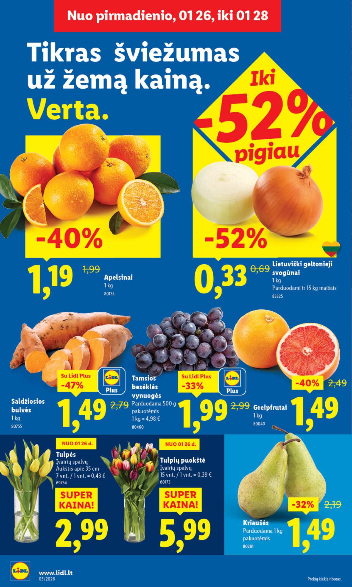 Lidl - LIDL SAVAITĖS Maisto prekių akcijų leidinys 4 puslapis