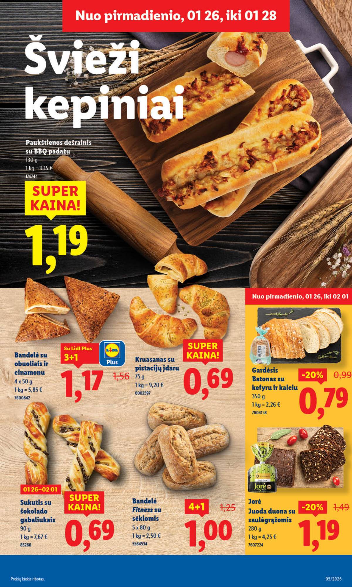 Lidl - LIDL SAVAITĖS Maisto prekių akcijų leidinys 5 puslapis