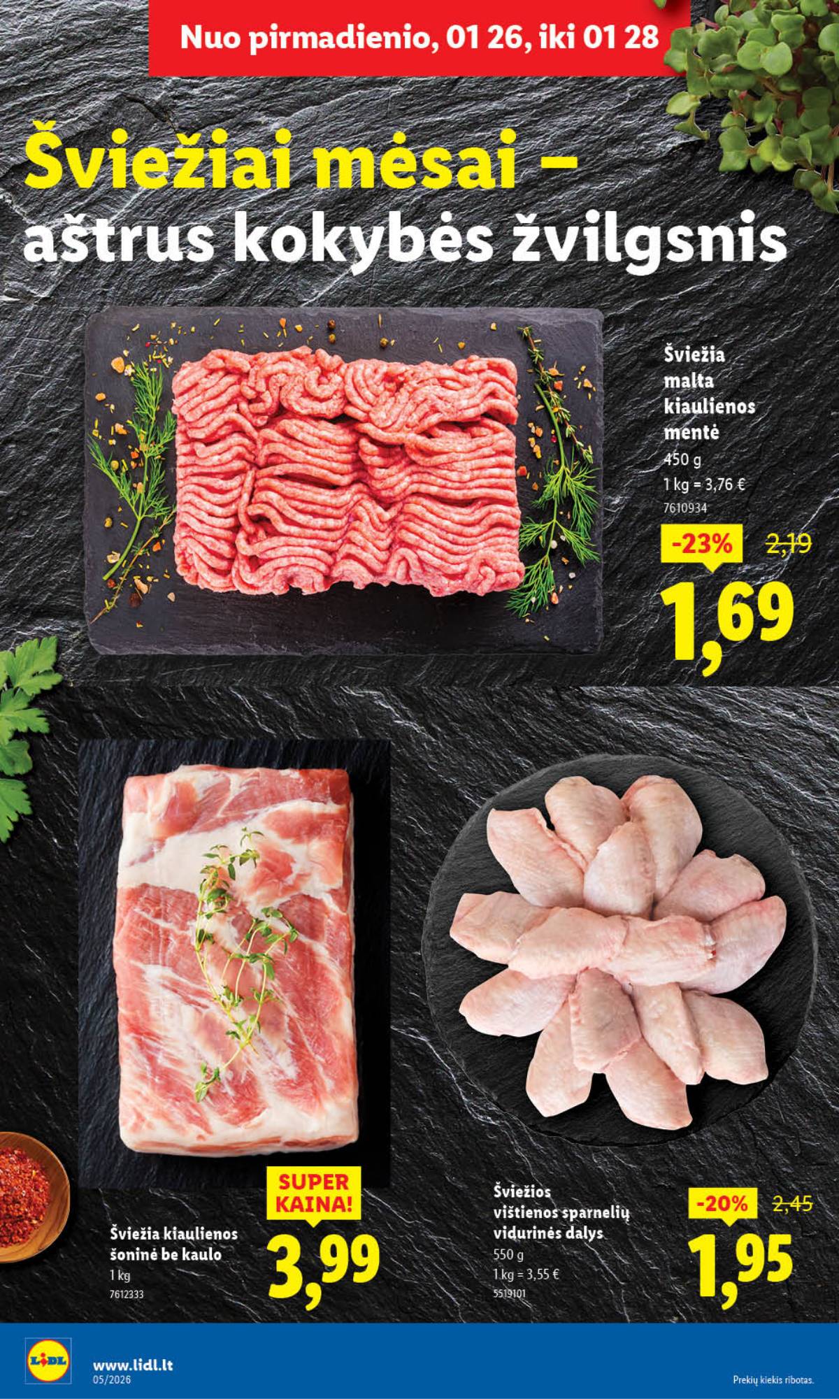Lidl - LIDL SAVAITĖS Maisto prekių akcijų leidinys 6 puslapis