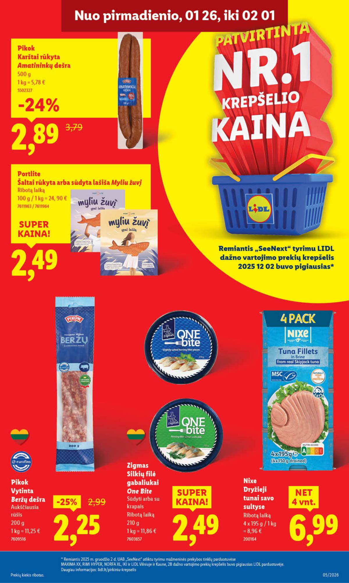 Lidl - LIDL SAVAITĖS Maisto prekių akcijų leidinys 7 puslapis