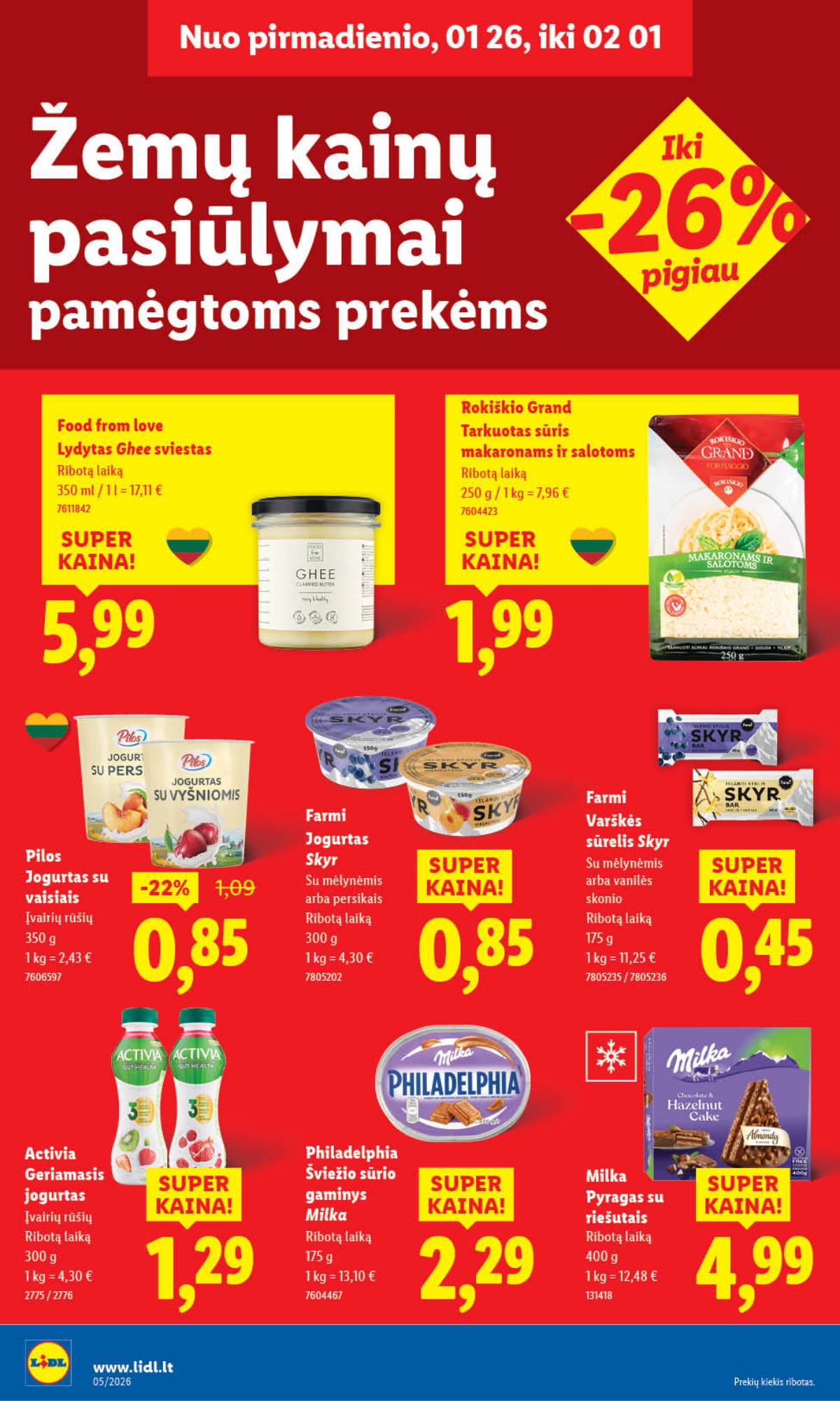 Lidl - LIDL SAVAITĖS Maisto prekių akcijų leidinys 8 puslapis