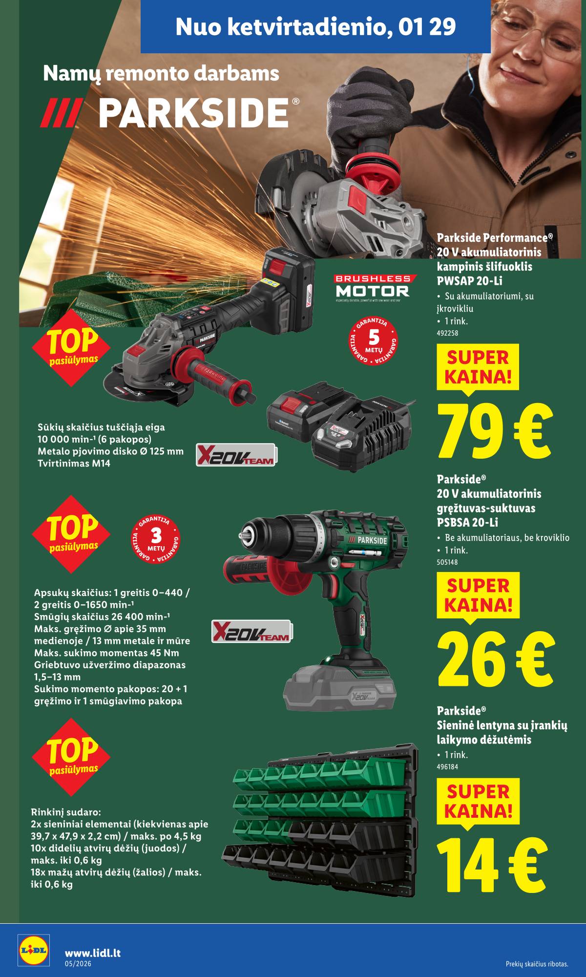 Lidl - LIDL Ne maisto prekių akcijų leidinys 10 puslapis