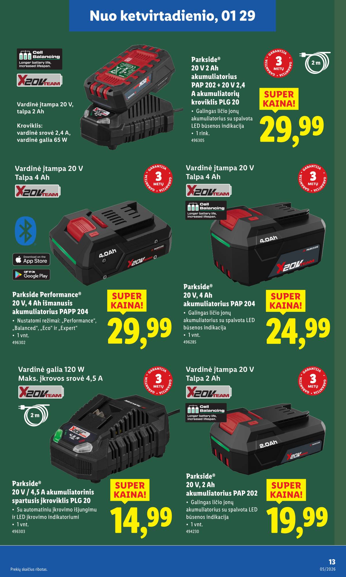 Lidl - LIDL Ne maisto prekių akcijų leidinys 13 puslapis