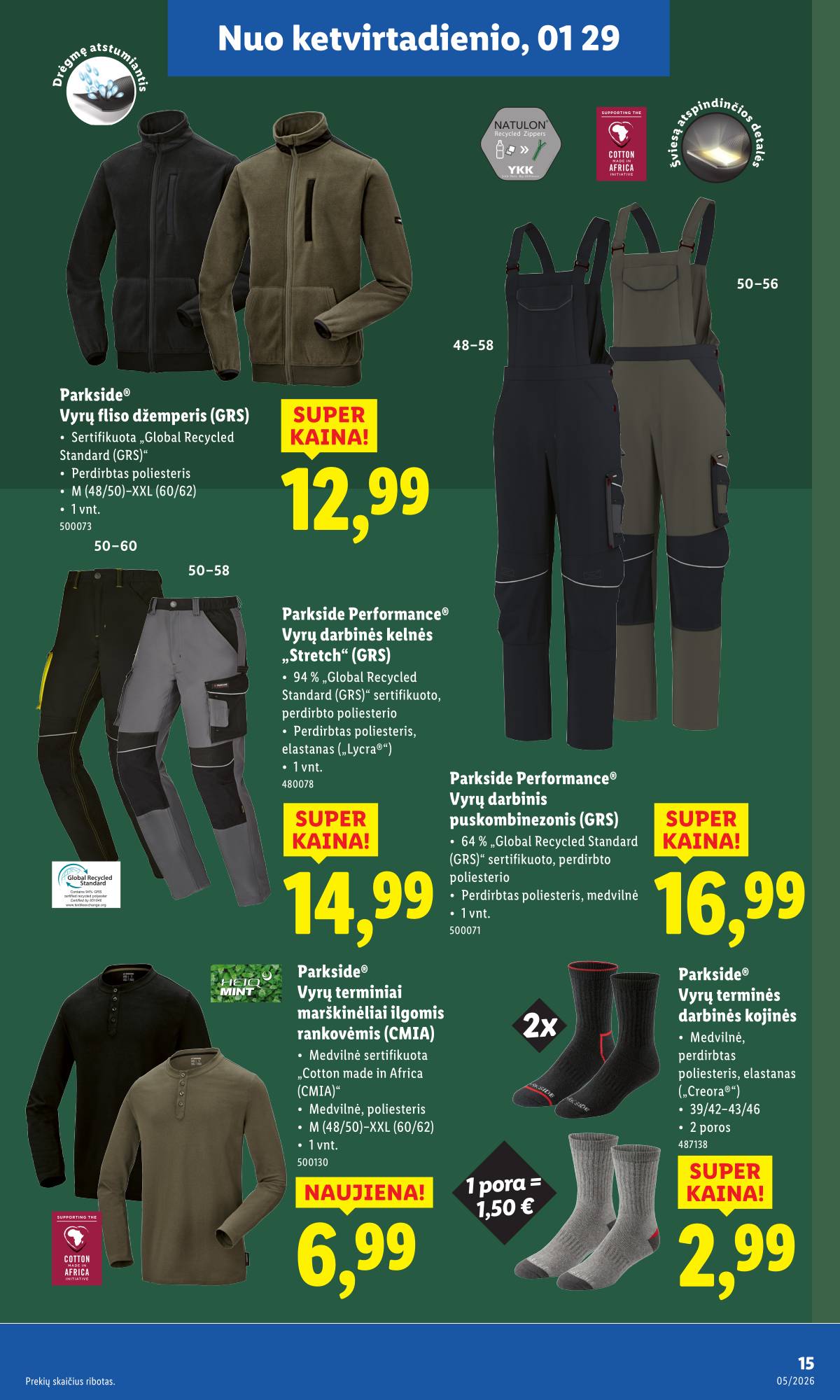 Lidl - LIDL Ne maisto prekių akcijų leidinys 15 puslapis