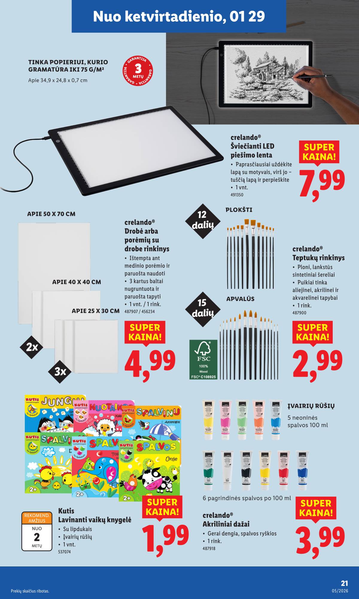 Lidl - LIDL Ne maisto prekių akcijų leidinys 21 puslapis