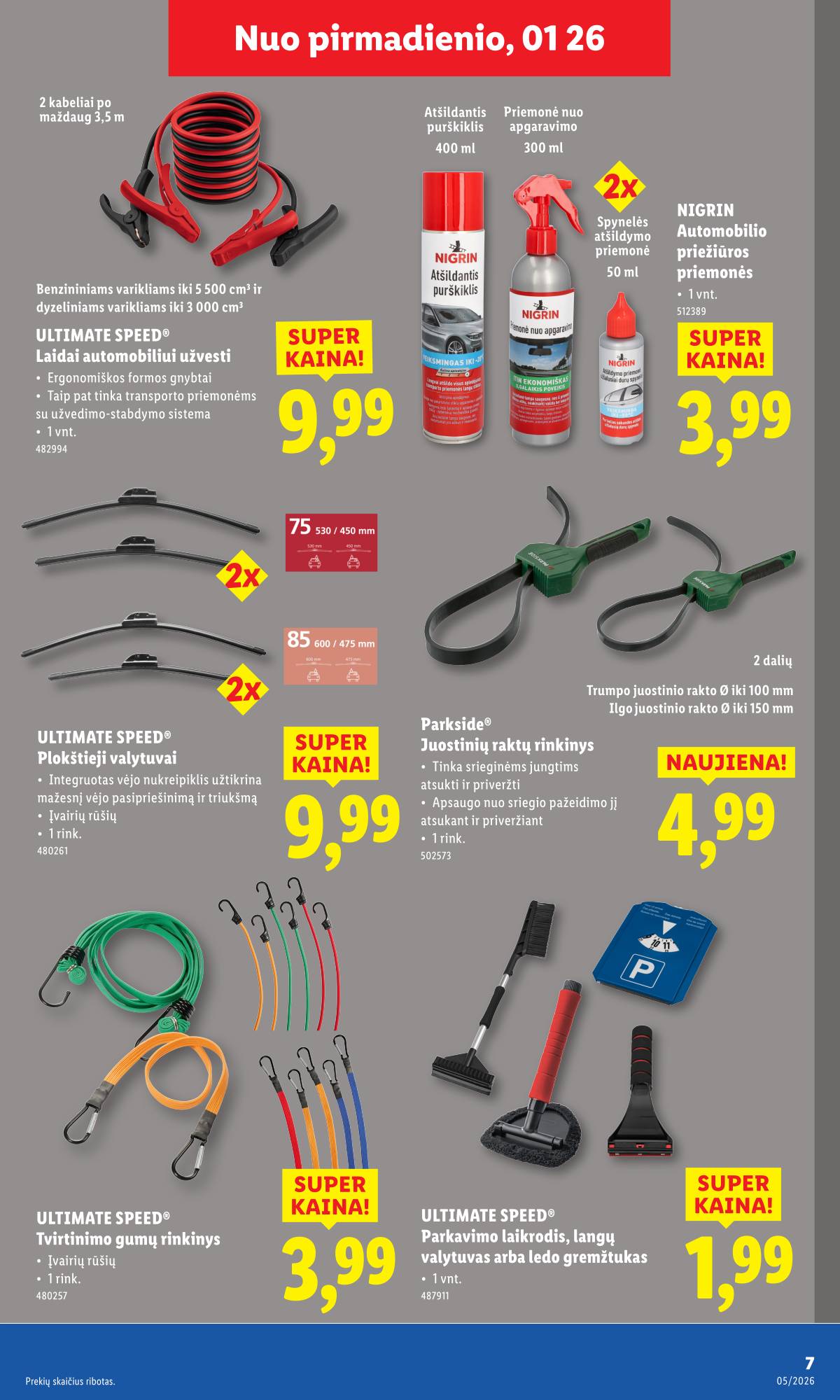 Lidl - LIDL Ne maisto prekių akcijų leidinys 7 puslapis