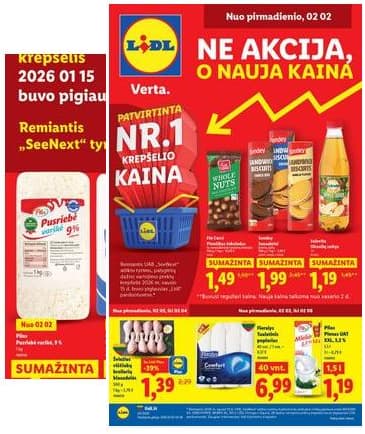 Lidl - LIDL SAVAITĖS Maisto prekių akcijų leidinys 2026-02-02 – 2026-02-08