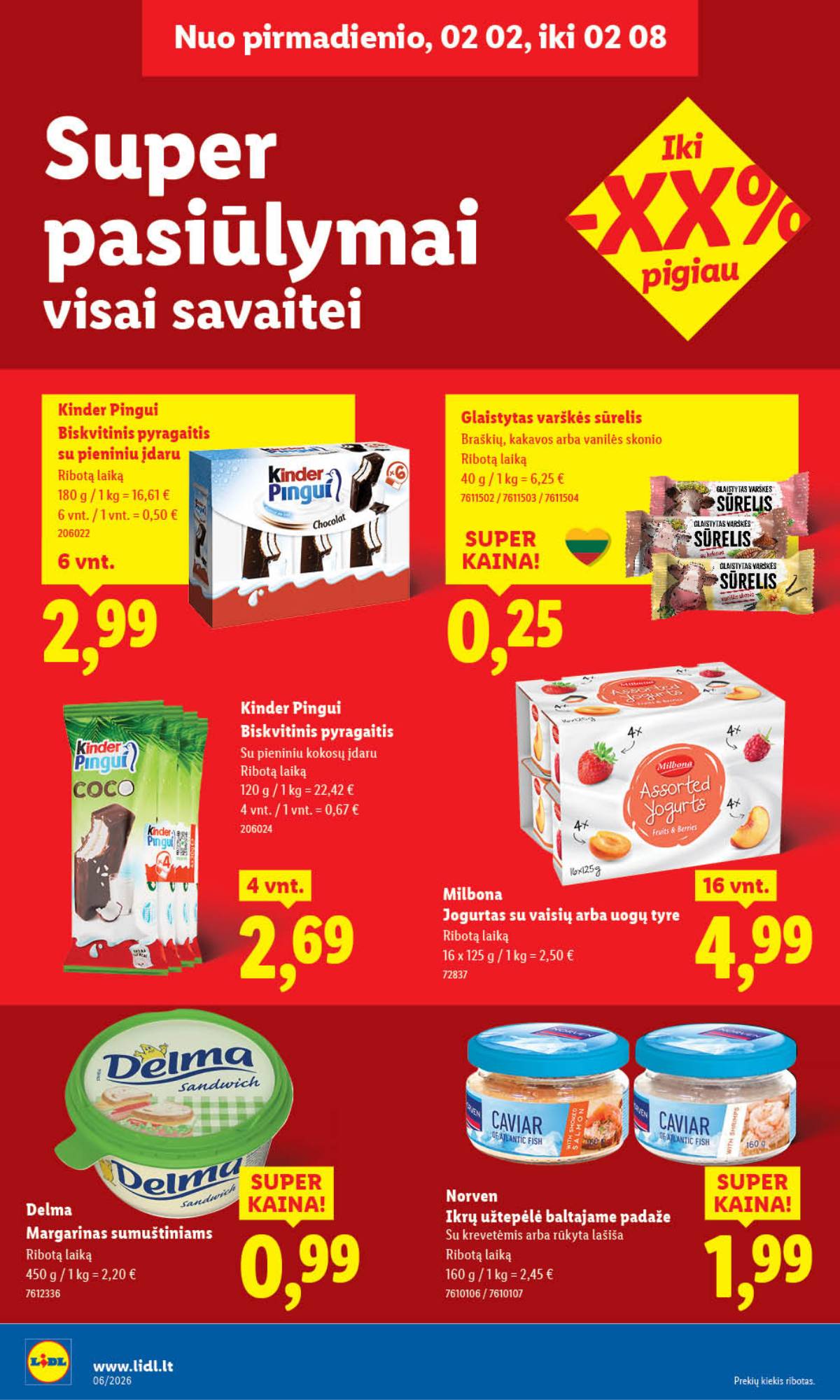 Lidl - LIDL SAVAITĖS Maisto prekių akcijų leidinys 14 puslapis