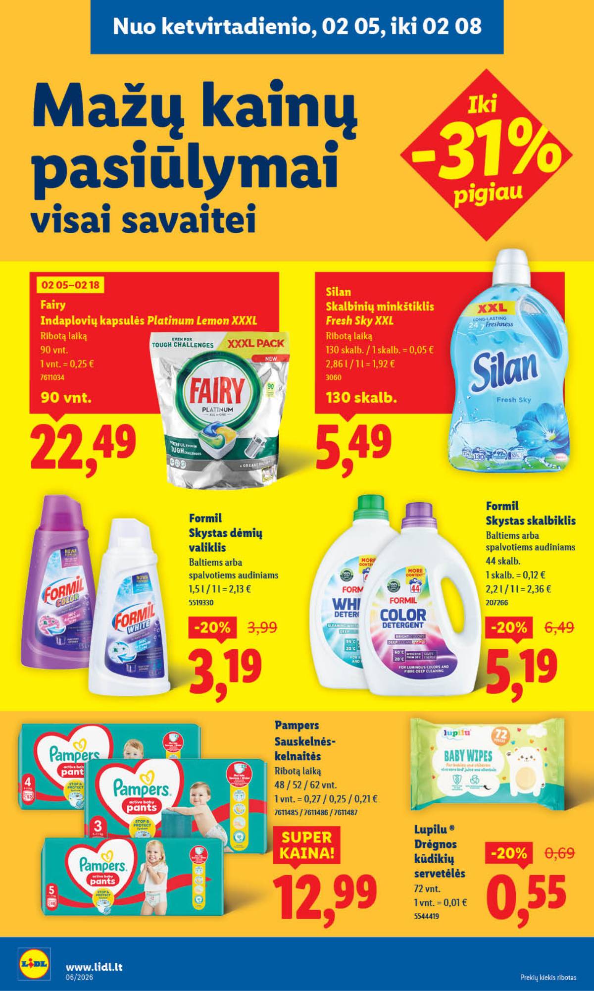 Lidl - LIDL SAVAITĖS Maisto prekių akcijų leidinys 28 puslapis