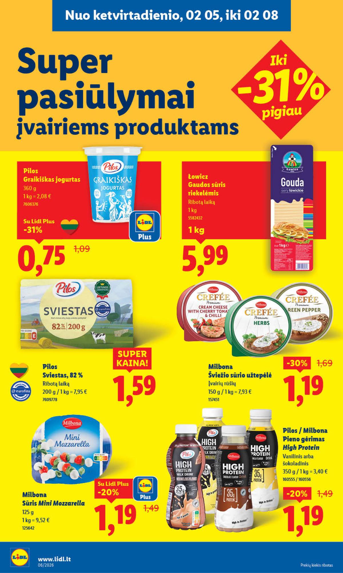 Lidl - LIDL SAVAITĖS Maisto prekių akcijų leidinys 30 puslapis