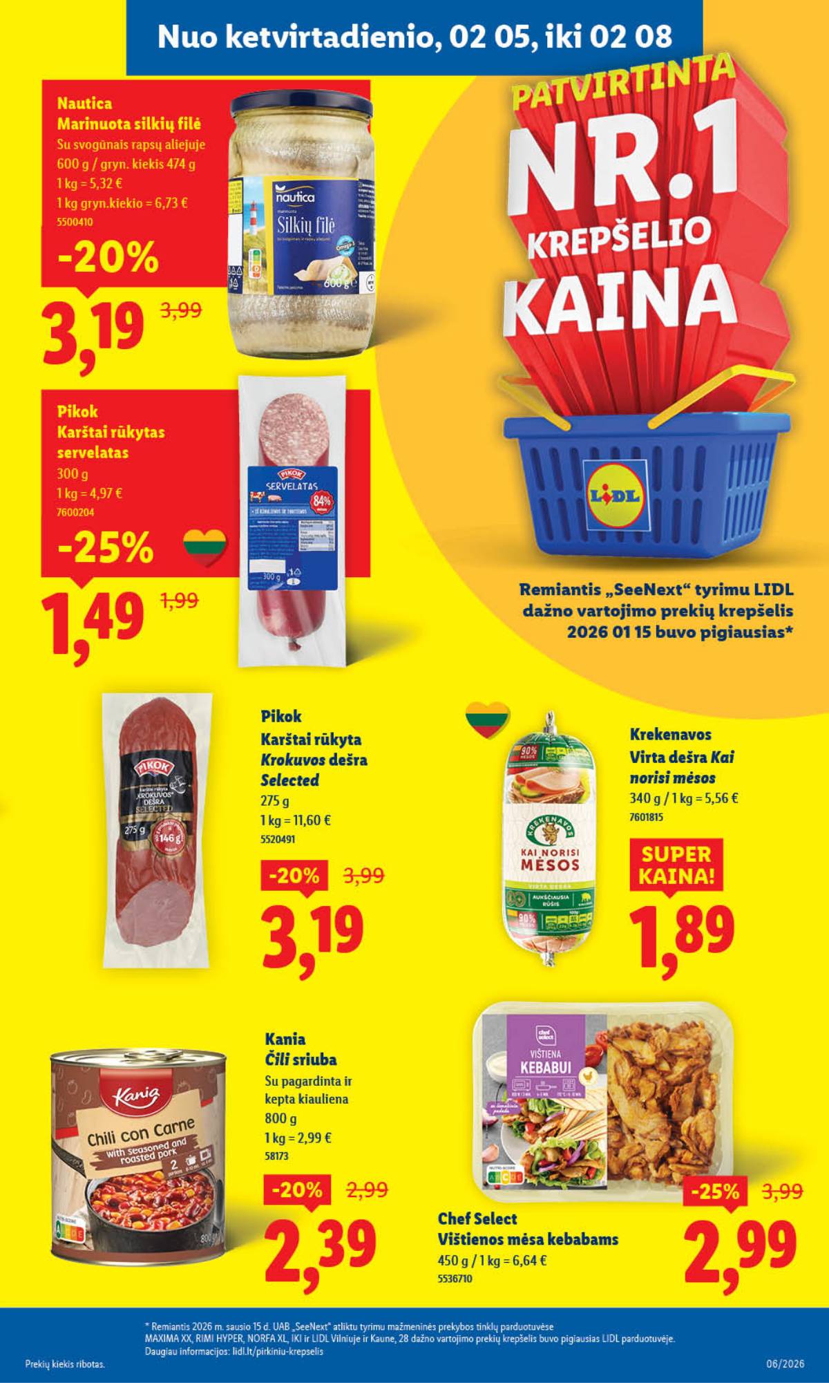Lidl - LIDL SAVAITĖS Maisto prekių akcijų leidinys 31 puslapis