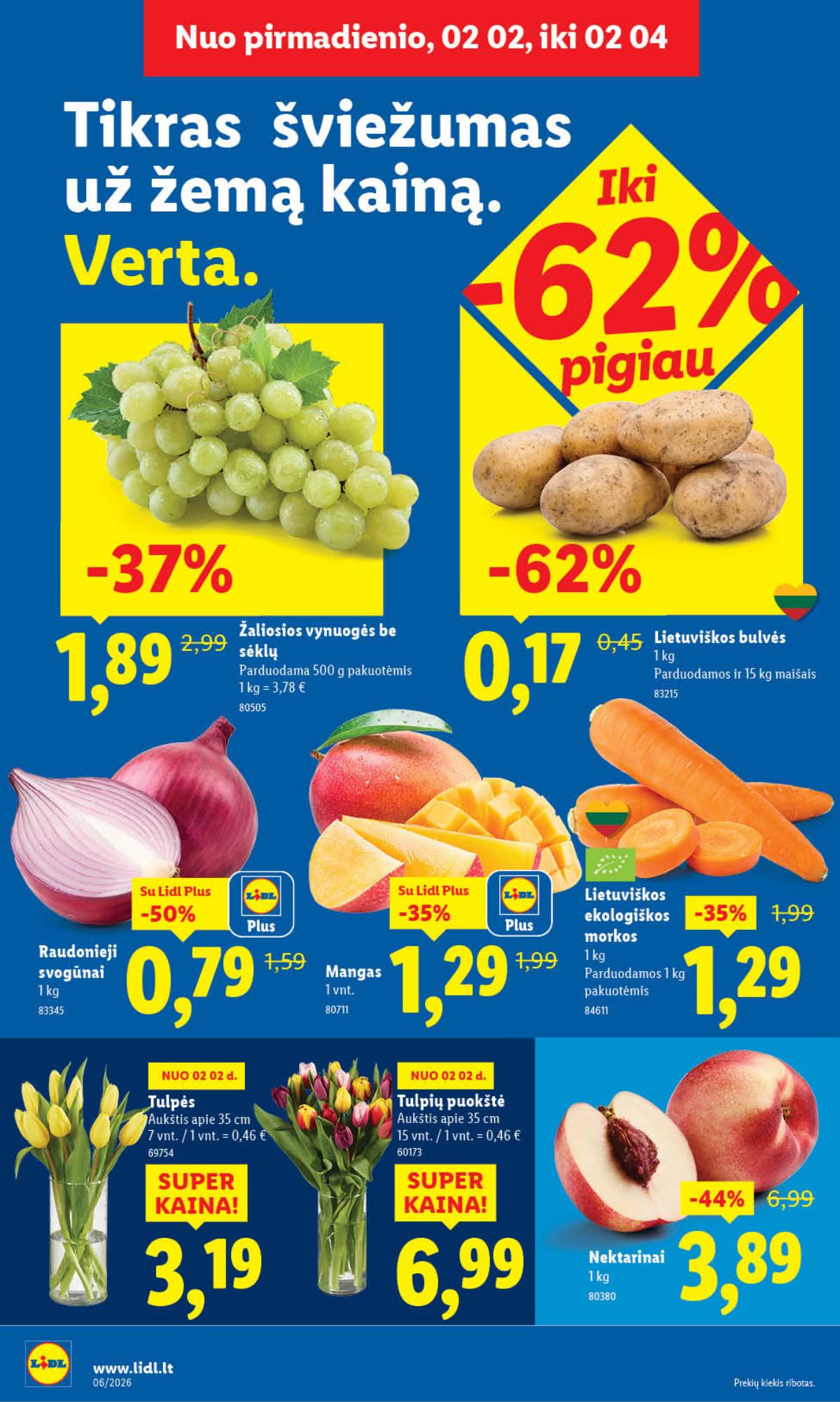 Lidl - LIDL SAVAITĖS Maisto prekių akcijų leidinys 4 puslapis