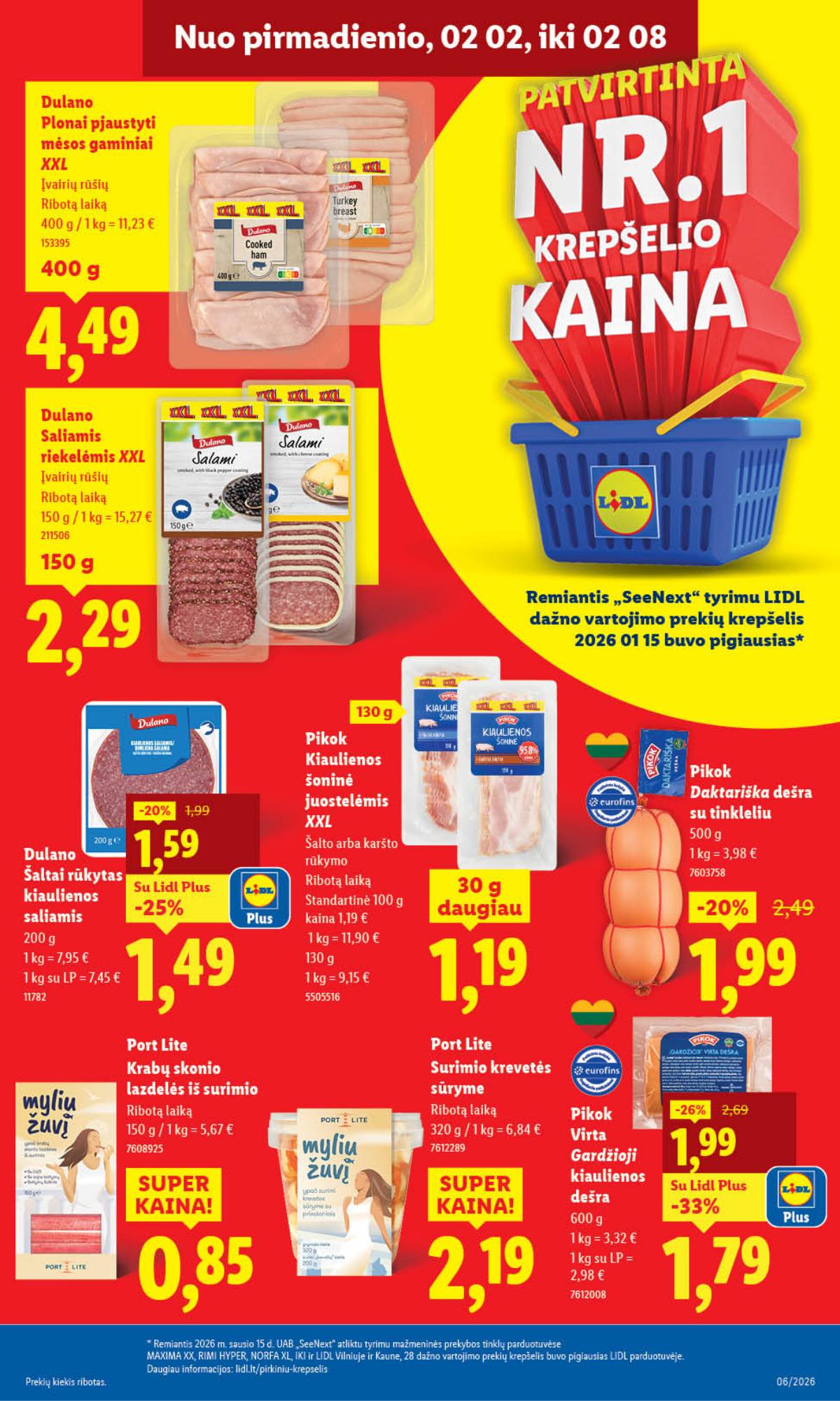 Lidl - LIDL SAVAITĖS Maisto prekių akcijų leidinys 7 puslapis