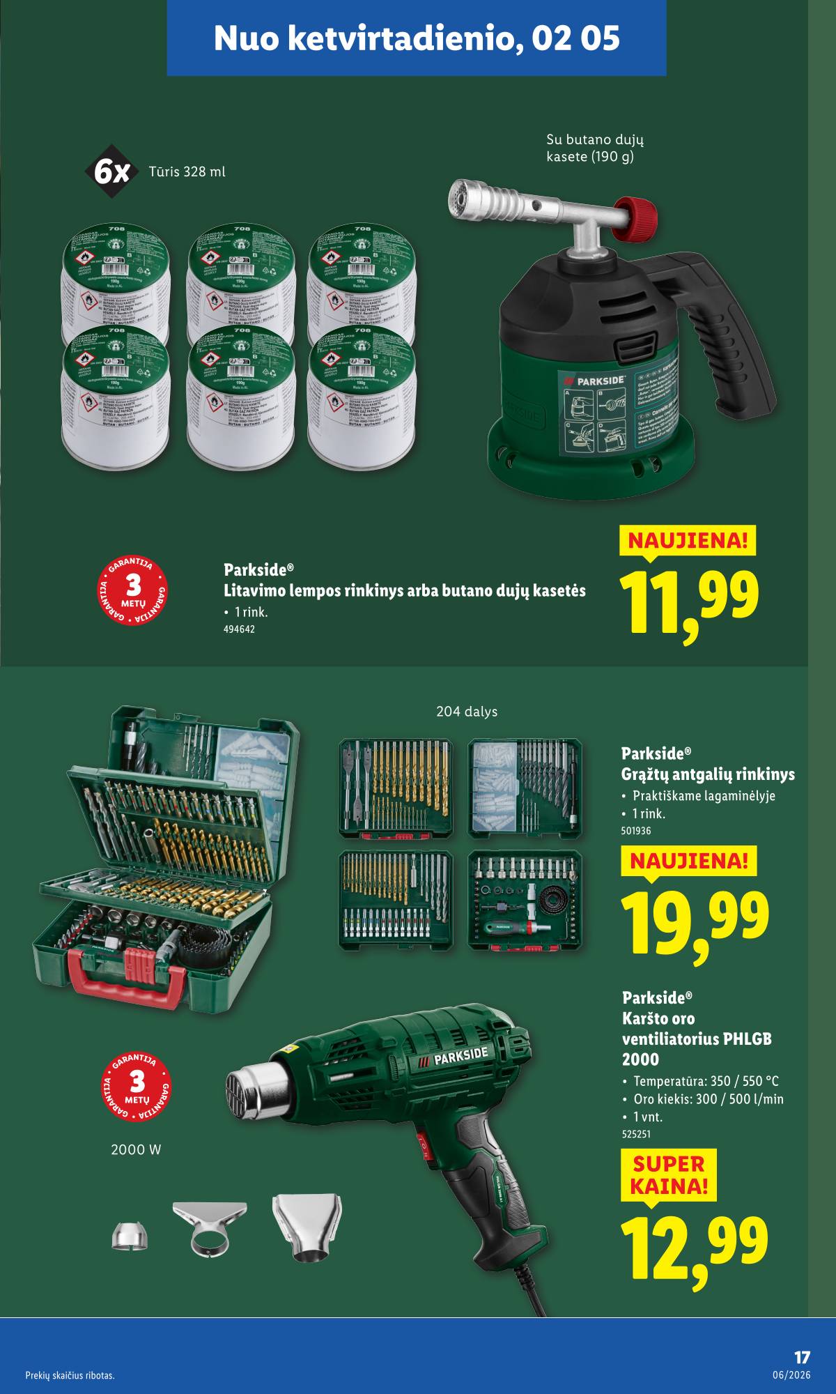 Lidl - LIDL Ne maisto prekių akcijų leidinys 17 puslapis