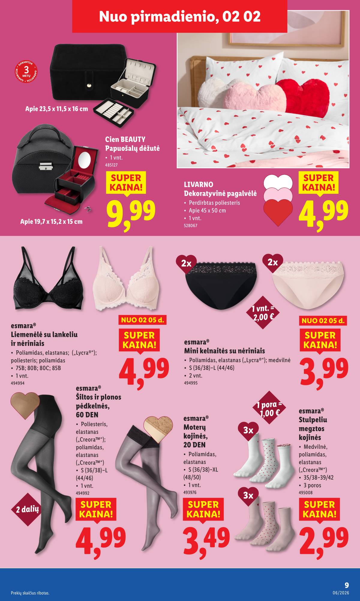 Lidl - LIDL Ne maisto prekių akcijų leidinys 9 puslapis