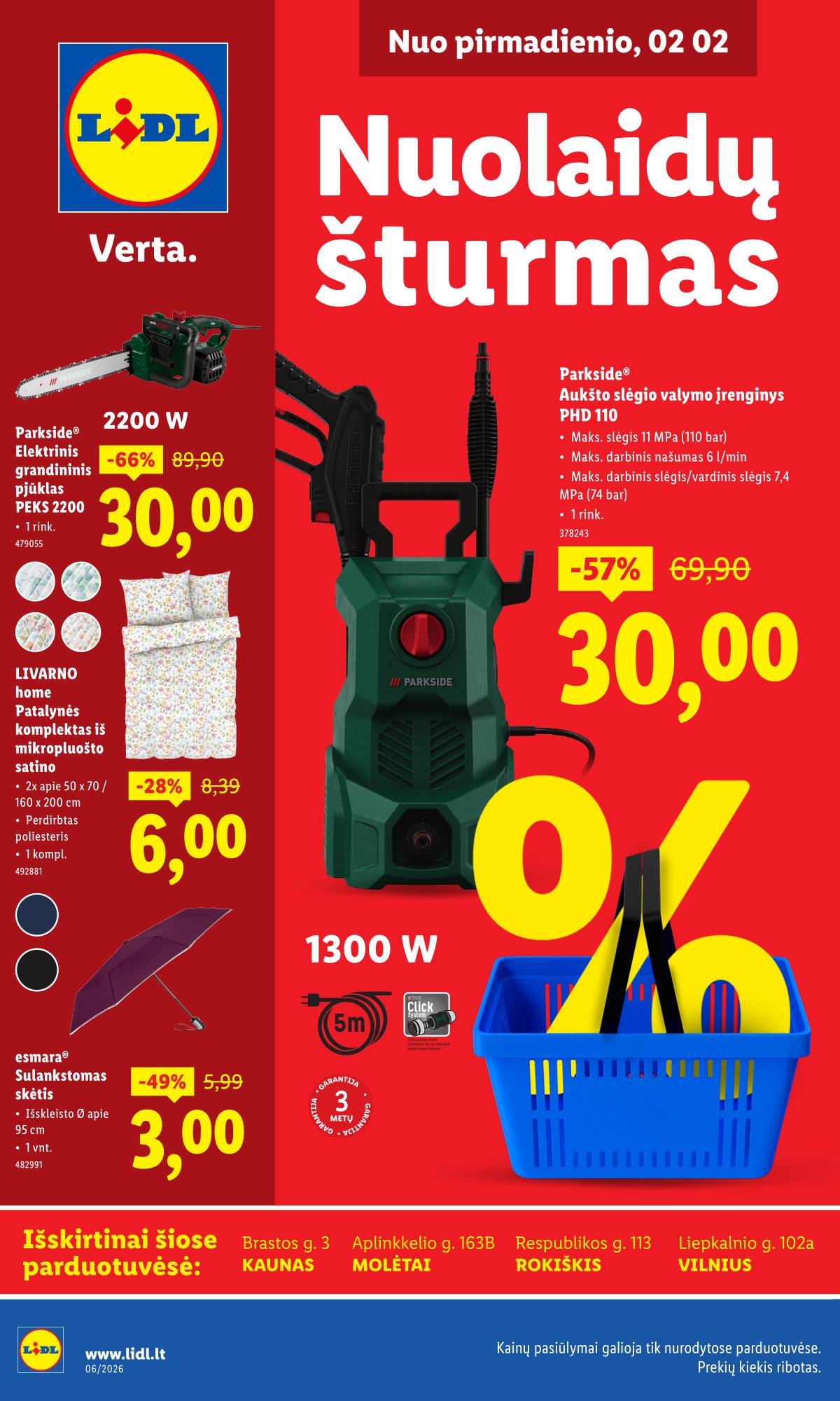 Lidl - Keturiose LIDL parduotuvėse! 1 puslapis