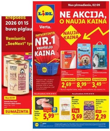 Lidl - LIDL SAVAITĖS Maisto prekių akcijų leidinys 2026-02-09 – 2026-02-15