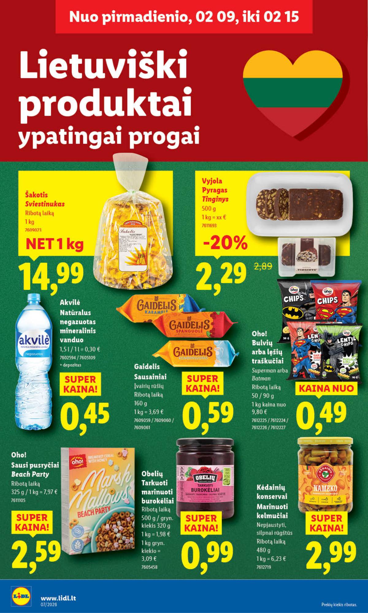 Lidl - LIDL SAVAITĖS Maisto prekių akcijų leidinys 12 puslapis