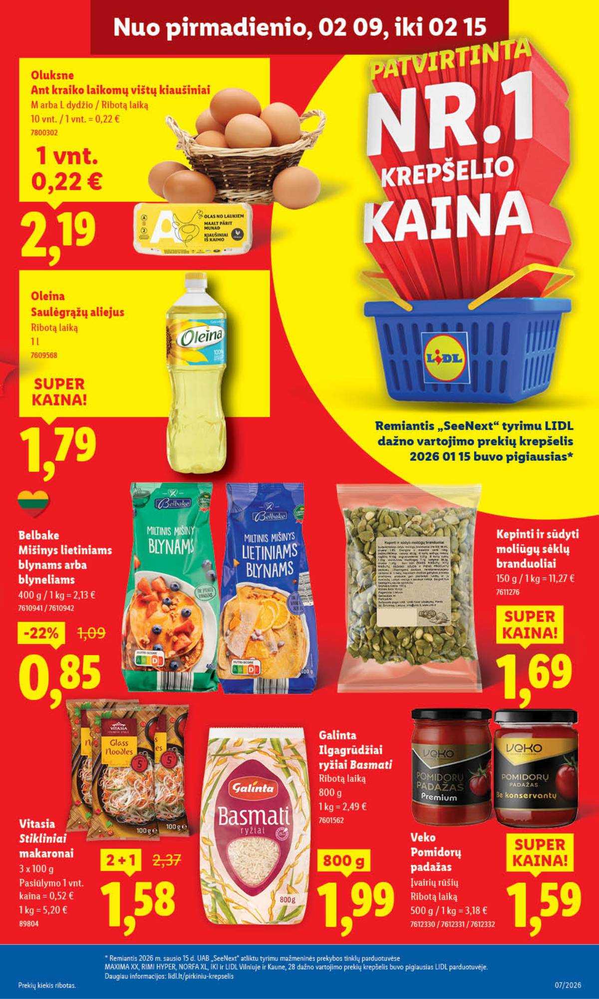 Lidl - LIDL SAVAITĖS Maisto prekių akcijų leidinys 15 puslapis