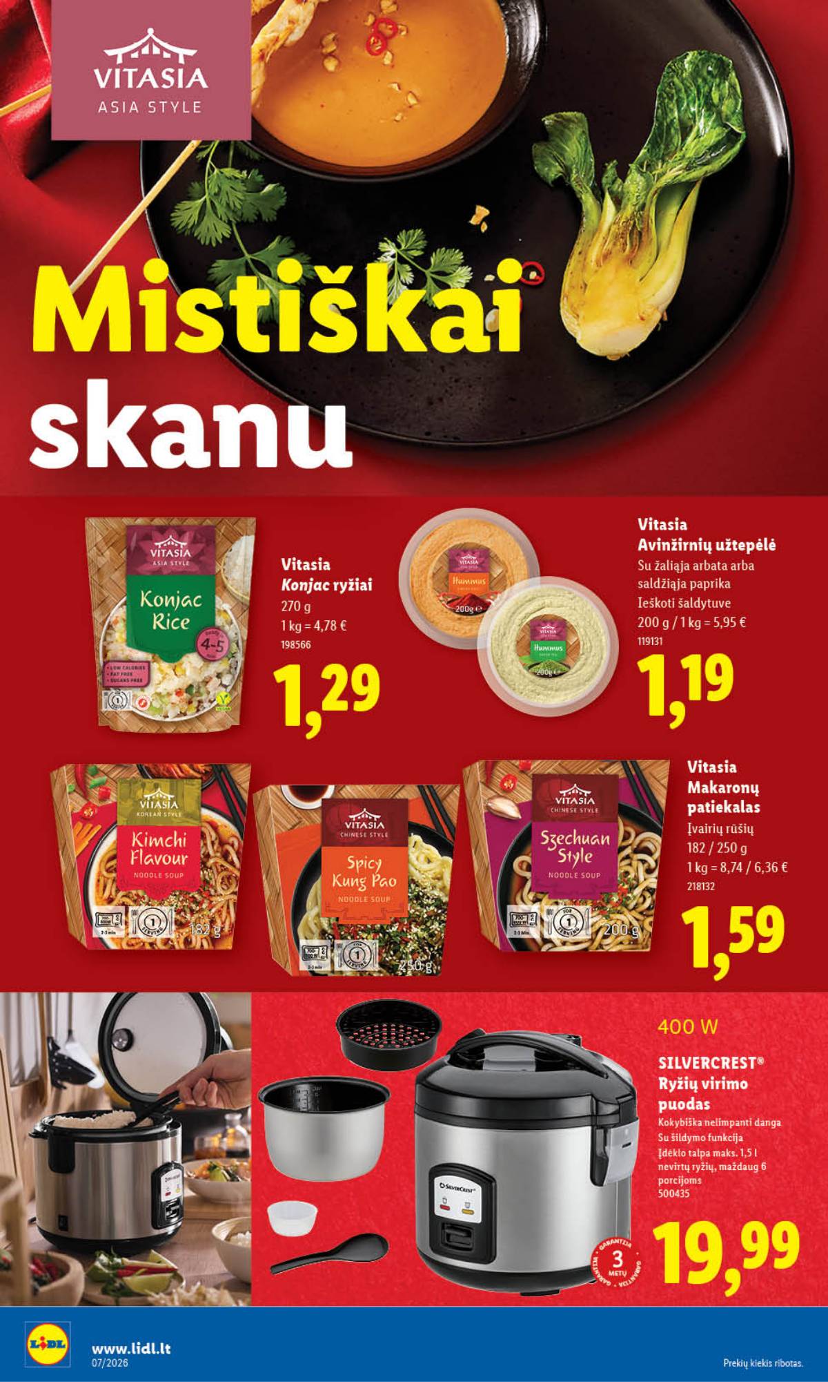 Lidl - LIDL SAVAITĖS Maisto prekių akcijų leidinys 20 puslapis