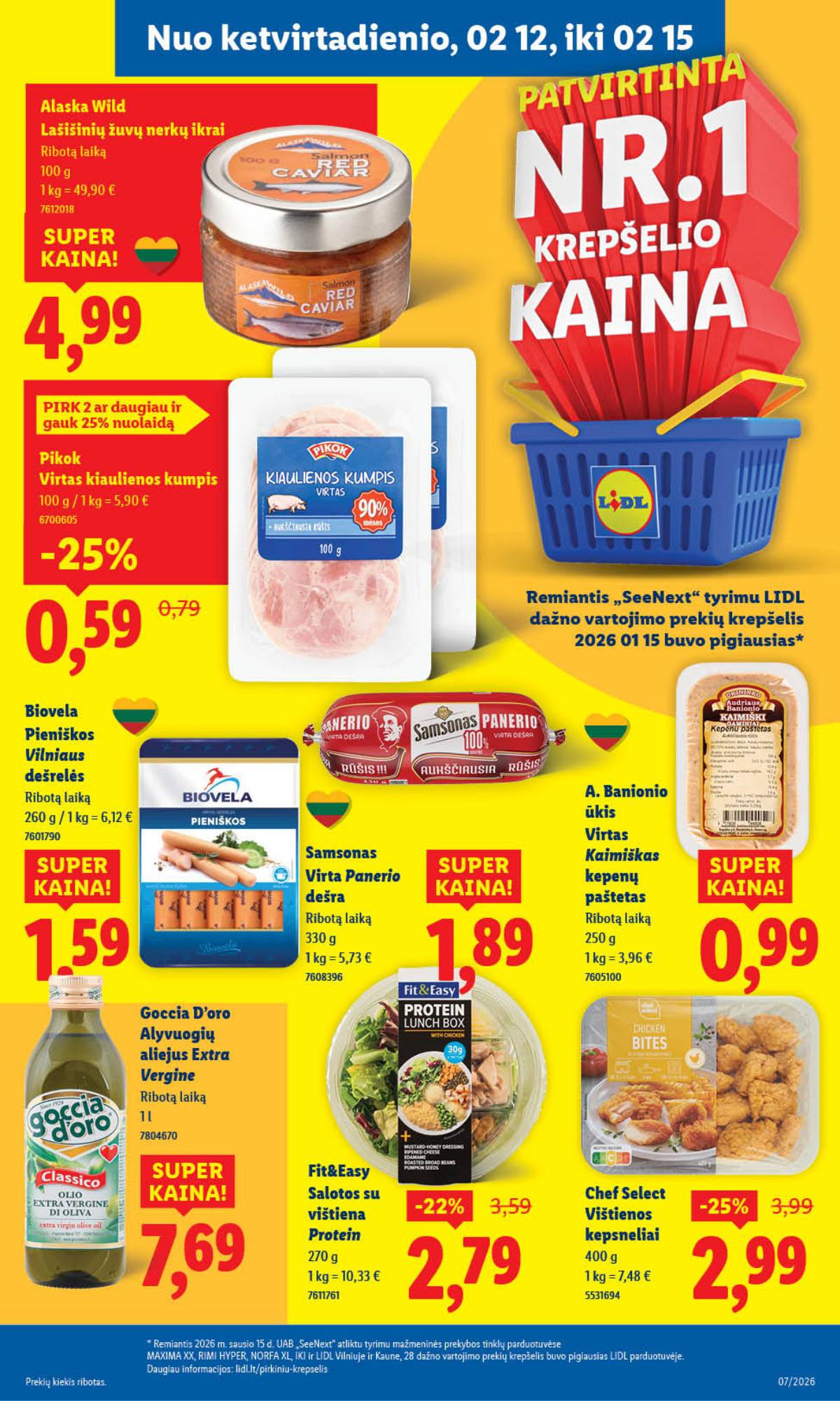 Lidl - LIDL SAVAITĖS Maisto prekių akcijų leidinys 31 puslapis