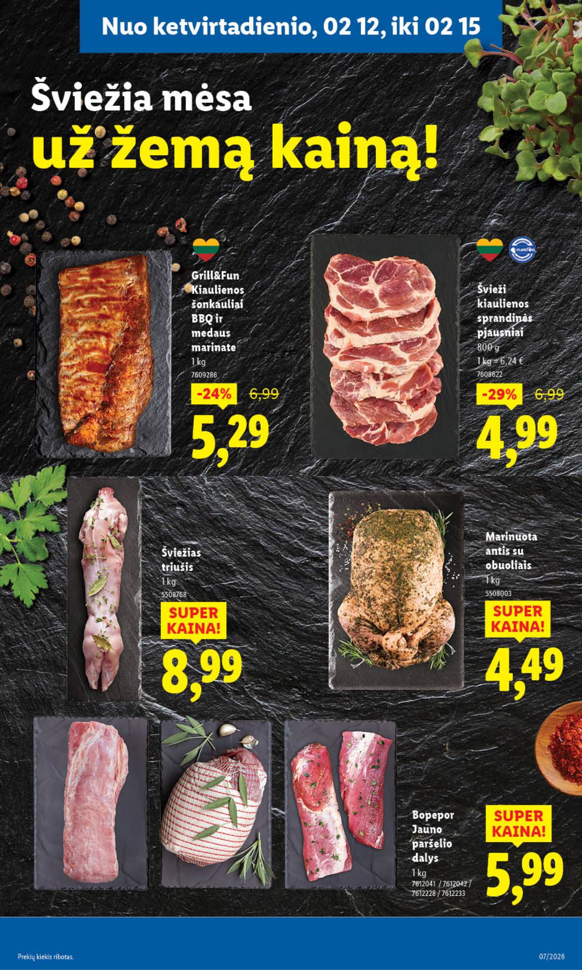 Lidl - LIDL SAVAITĖS Maisto prekių akcijų leidinys 39 puslapis