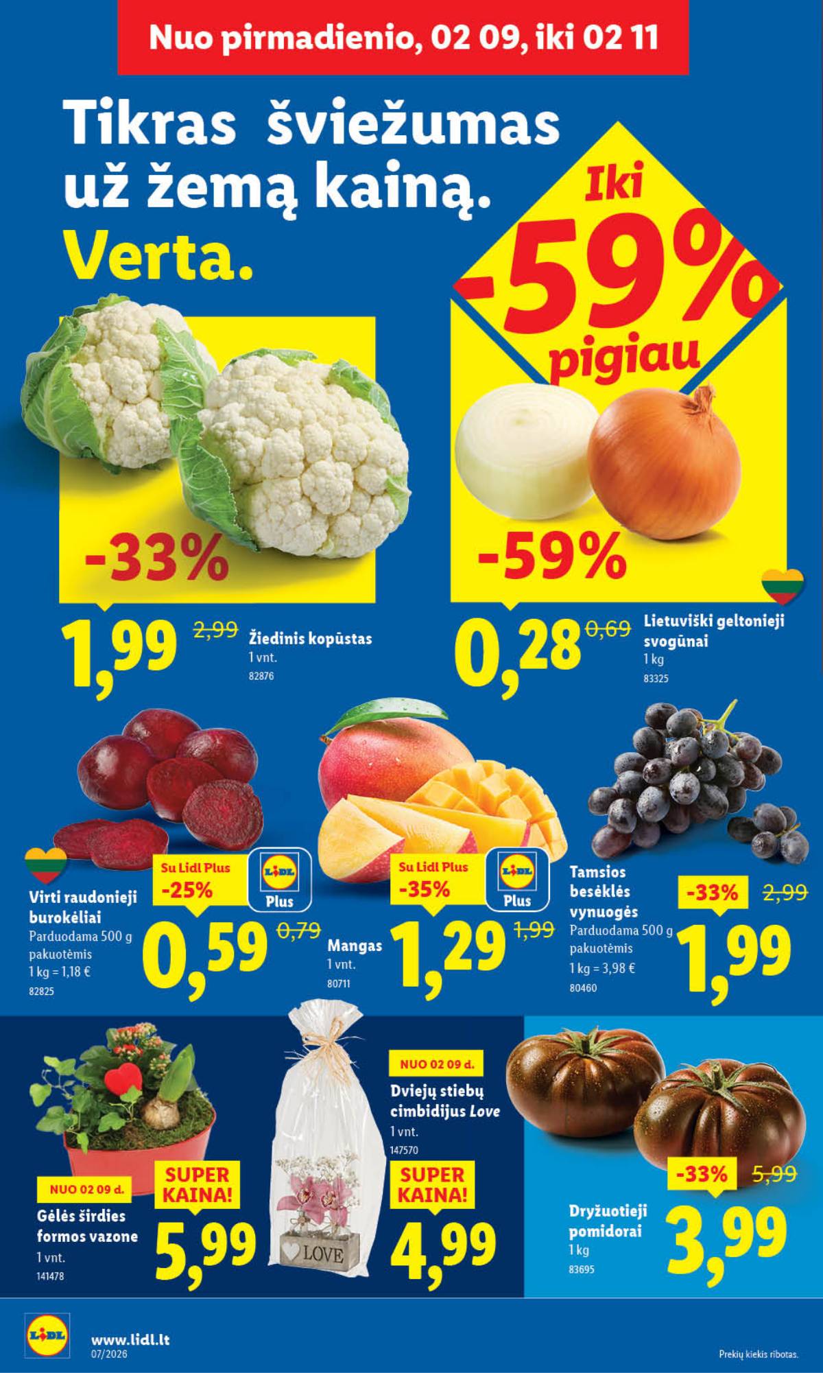 Lidl - LIDL SAVAITĖS Maisto prekių akcijų leidinys 4 puslapis