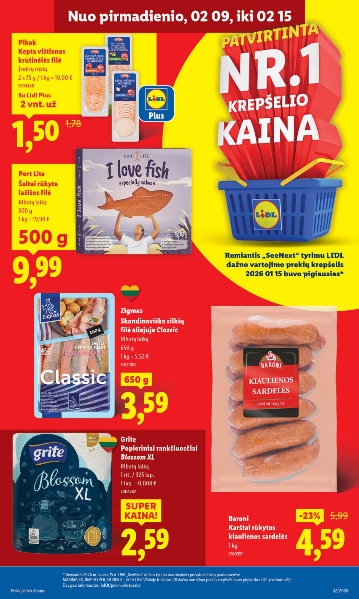 Lidl - LIDL SAVAITĖS Maisto prekių akcijų leidinys 7 puslapis