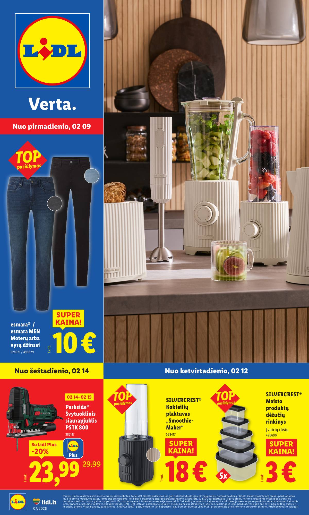 Lidl - LIDL Ne maisto prekių akcijų leidinys 1 puslapis