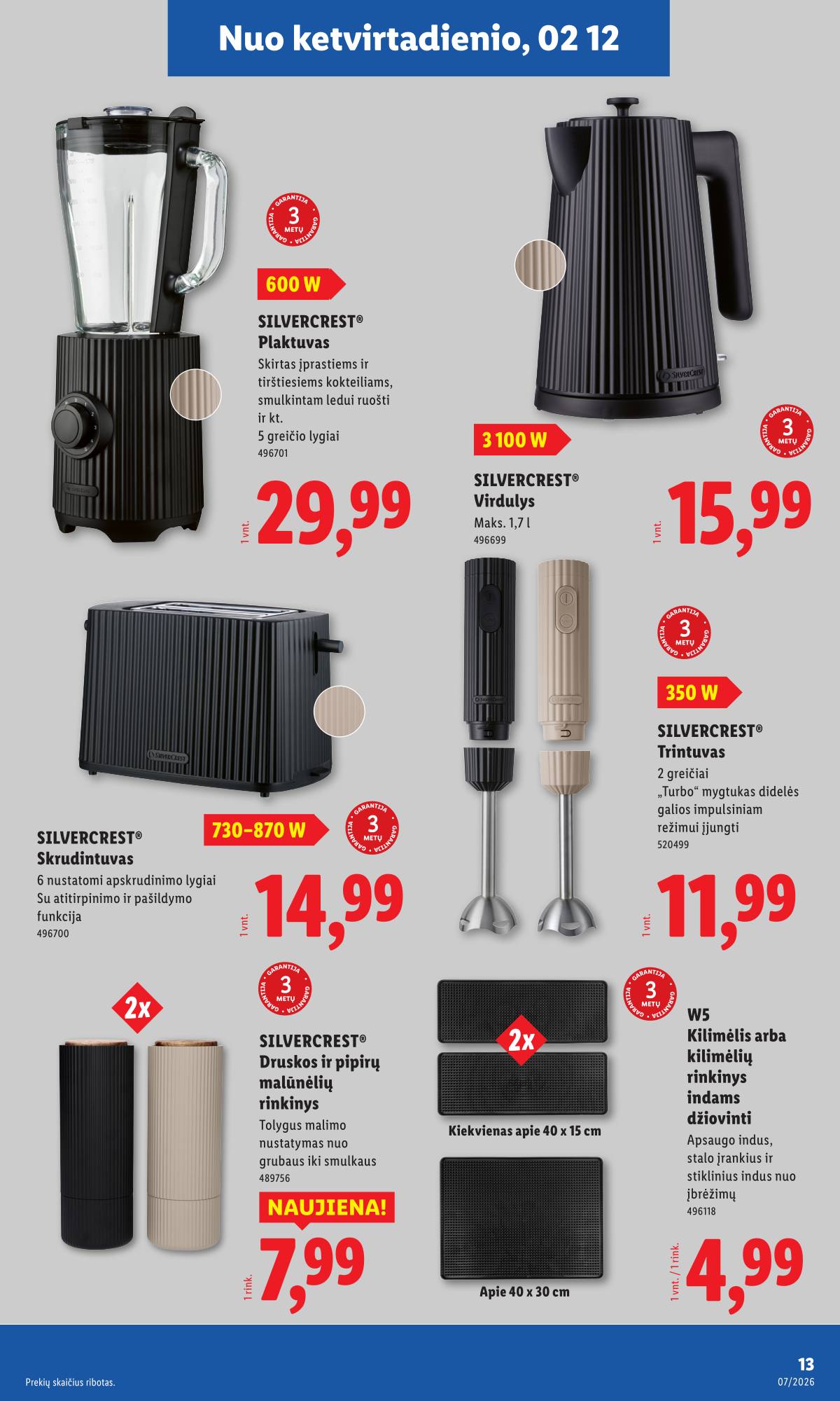 Lidl - LIDL Ne maisto prekių akcijų leidinys 13 puslapis