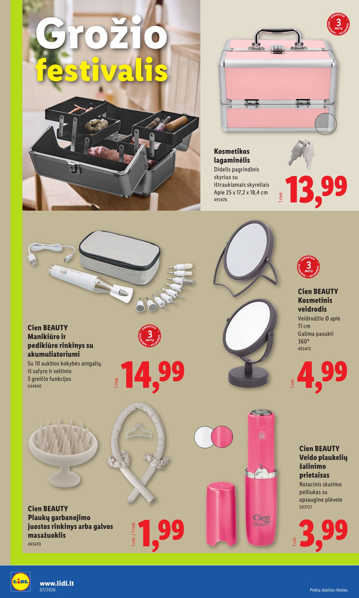 Lidl - LIDL Ne maisto prekių akcijų leidinys 16 puslapis