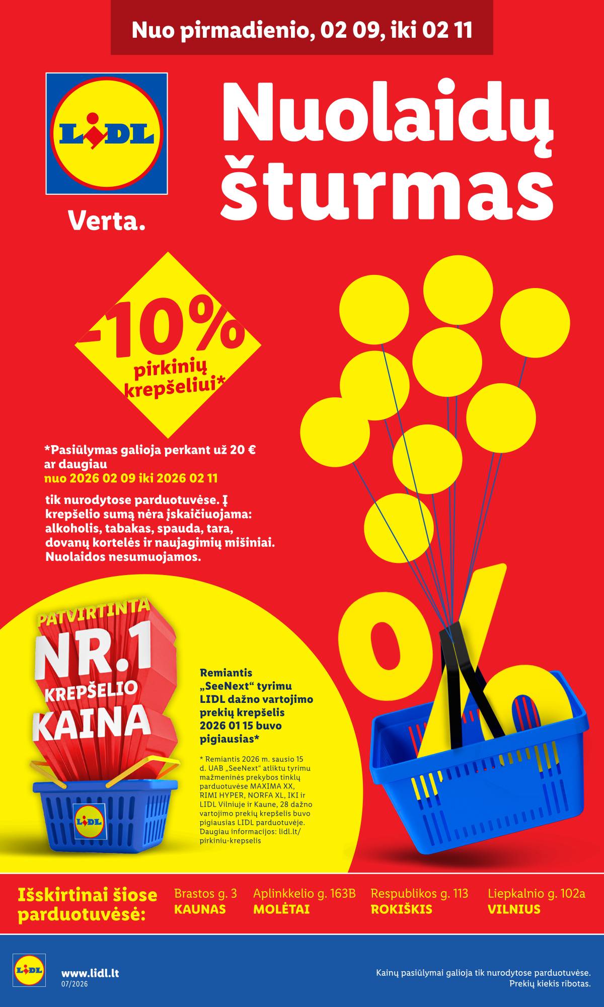 Lidl - Keturiose LIDL parduotuvėse! 1 puslapis