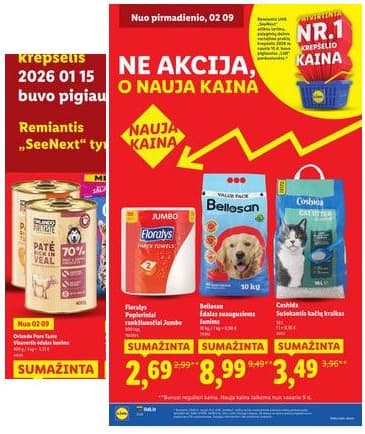 Lidl - Nauja kaina 2026-01-05 – 2026-02-22
