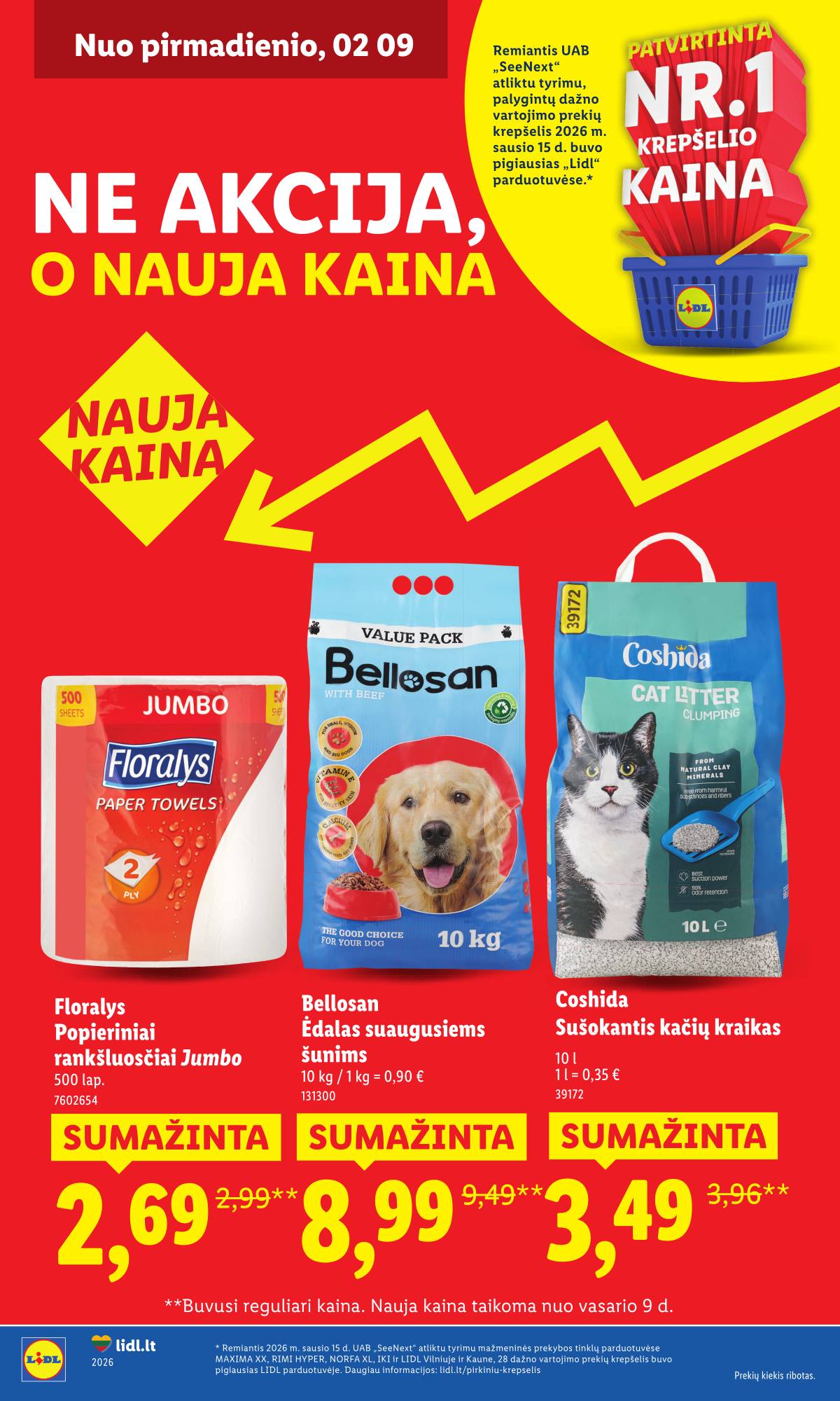 Lidl - Nauja kaina 1 puslapis